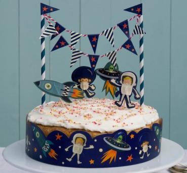 Preview: Weltraum Space Advantures Kuchendekoration